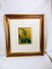 SALVADOR DALI OPERA SU LASTRA D'ORO 18kt PUNZONATA FIRMA CON CERTIFICATO