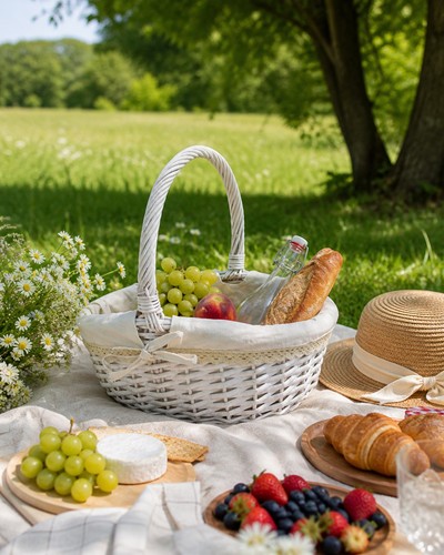 Cestino pic nic ovale - cestino, pic-nic