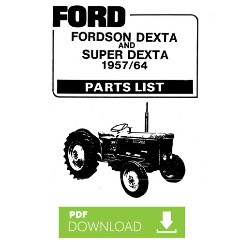 Ford tractor fordson dexta - dexta, and