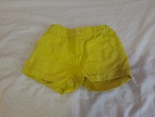 Pantaloncino bambina giallo
