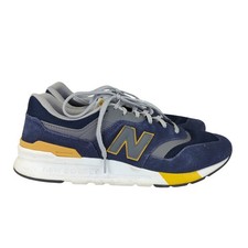 New Balance 997H Grigio Navy Oro Scarpe da Ginnastica Sneakers Uomo Taglia 10,5 CM997HVG
