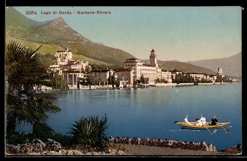 Cartolina gardone riviera - cartolina, gardone-riviera