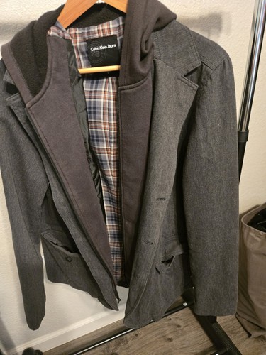 Blazer uomo guess denim - blazer,
