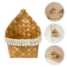  Cesto Da Appendere Alla Parete Cestino Per Fioriera Intrecciato Di Decorativi