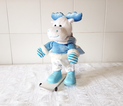 Pupazzo peluche renna con
