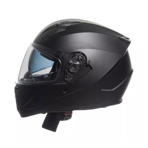 Casco integrale nero - nero, opaco