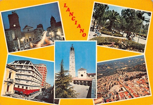 Cartolina lanciano vedutine - lanciano,