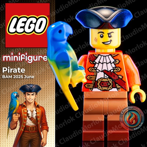 Lego minifigure pirata - ⭐,