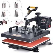 Pressa a caldo per stampa tessuto e ceramica 38 x 38 cm CREWORKS