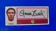 Figurine Calciatori Panini 1971/72 Fuori Raccolta Toschi, Autografata 