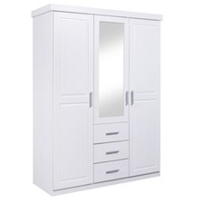 Armadio ante bianco con - 3,
