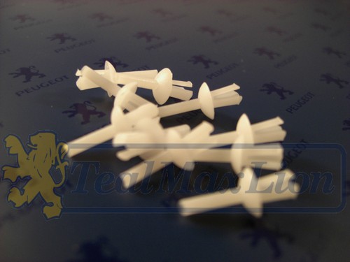 Jeu rivets 5 mm blancs - jeu, 3,5
