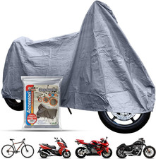 Telo Moto per Esterno Impermeabile Grigio 230X130 Cm, Peso 200 Grammi, Telo Copr