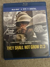 They Shall Not Grow Old (2018) Blu-ray & DVD - Peter Jackson - Rare - Like New