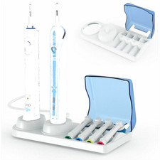 Base sostegno Porta spazzolino elettrico testine caricatore compatibile oral B