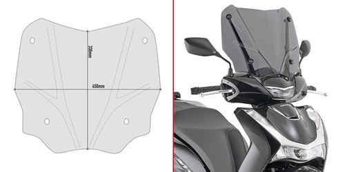Givi d1181s solo parabrezza - givi,