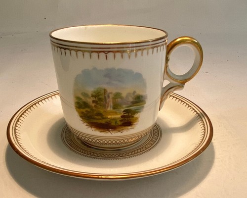 Antica tazza piattino da - e,