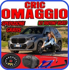 Ruotino Di Scorta 5Fori Da 17 Per La Bmw X1 F48 Con Kit Cric + Chiave Sacca ps
