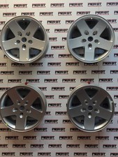 4 CERCHI IN LEGA 7,5 X 17 " JEEP WRANGLER JK ORIGINALI 1AH78TRMAD SILVER Nuovi 