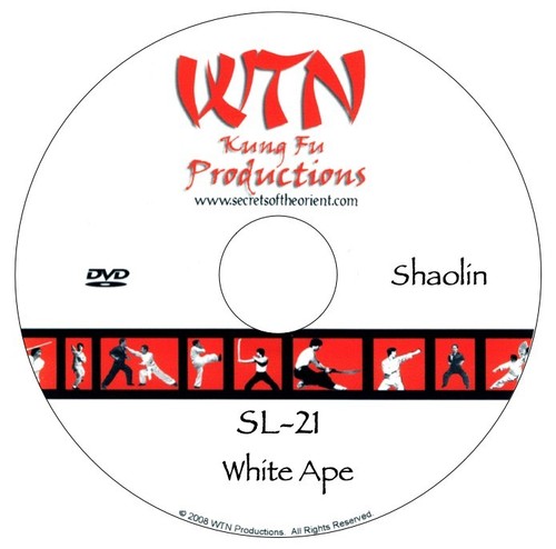 Dvd shaolin white ape set - ape,