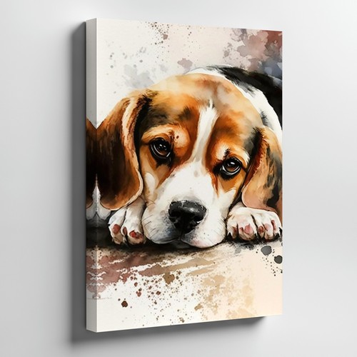 Quadro beagle cane tela arte - tela,