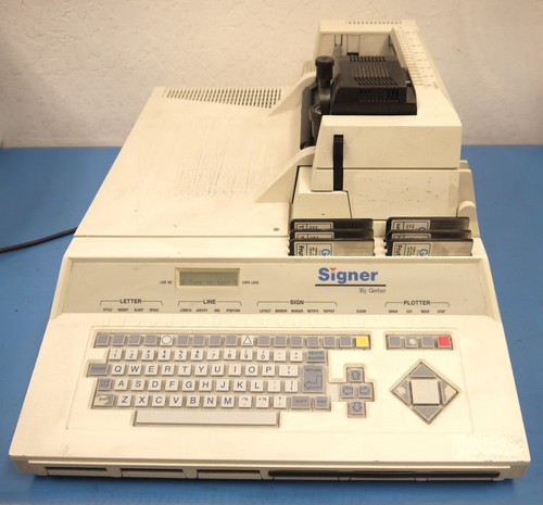 Signer gerber lc7 plotter - lc7,
