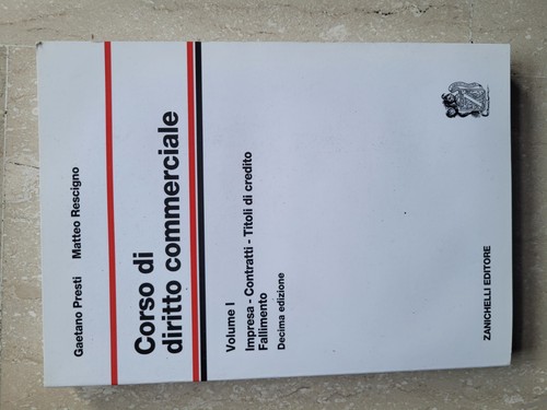 Corso diritto commerciale - corso, di