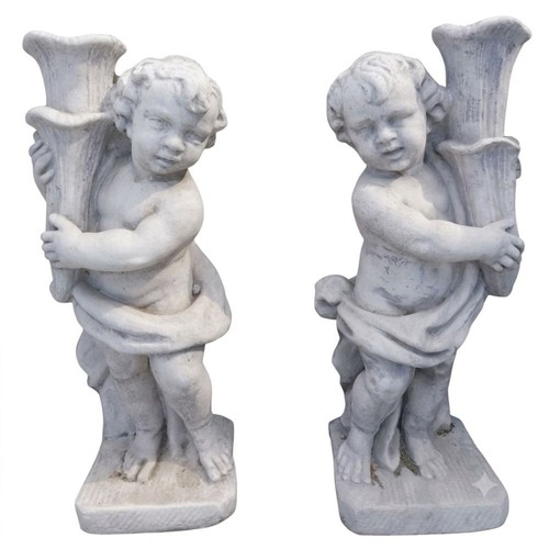 Putti porta lampada candela - 2,