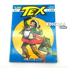 Fumetto Tutto Tex Willer numero n. 1 LA MANO ROSSA Ristampa Usati 1985 £ 2.000