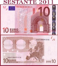 (com) UNIONE EUROPEA GERMANIA 10 EURO 2002 Insegna TRICHETTA "X" E004G3 - P 9x - UNC