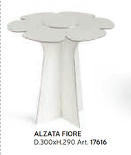ALZATA DECORATIVA FIORE IN