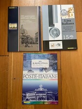 3 FOLDER TEMA ITALIA:LIRA ITALIANA-REGNO D'ITALIA-UNITA' ITALIA 150 ANNIVERSARIO