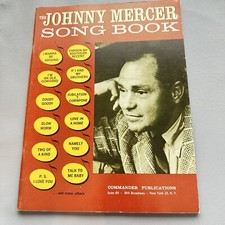 Johnny Mercer Song Book Sheet