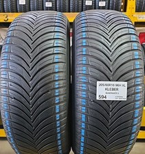 2x PNEUMATICI AUTO 4 STAGIONI 205/60 R16 96H Xl KLEBER QUADRAXER3  GOMME USATE 
