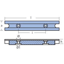 Tecnoseal 01115AL Anodo Barra