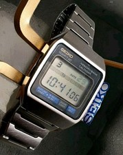 VINTAGE 1975  Quarzo Seiko MOONRAKER  LCD M354-5010. BOND 007 COLLECTION+ Istruz