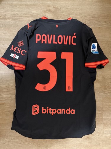 Match worn milan - , pavlovic