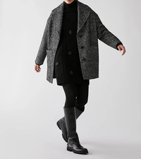 Abito in maglia nero