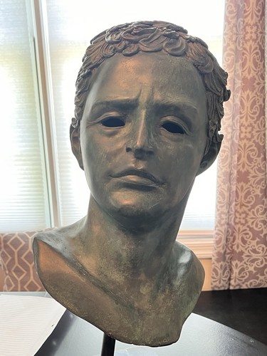 Antico busto testa apollo - antico,