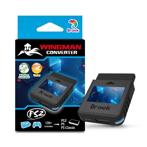 Brook wingman ps2 converter - brook,