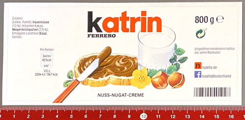 Nutella nome adesivo sticker - nutella, adesivo/sticker