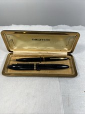 Penna stilografica e matita Sheaffer Balance nera a vita oversize autografa in scatola