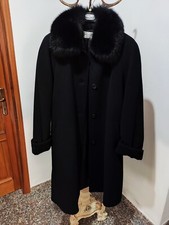 Capotto Invernale DeaDiva con Pelliccia in Pura Lana Vergine - Nero