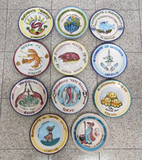 Piatto Del Buon Ricordo LOTTO DI 11 CAS VIETRI ANNI DAL 1989 AL 1999