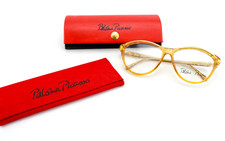 Occhiali PALOMA PICASSO by Optyl 3795 80 donna vintage anni 80 oro cat eye con custodia
