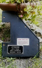 Targa Fs Ferrovie dello stato vintage pannello loc E 632 633 tigre 