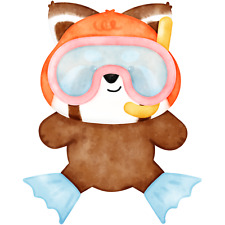 9 adesivi auto sticker panda