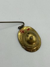 Distintivo Casco Coloniale Giornata Delle Due Croci AOI WW2 Arditi MVSN REI