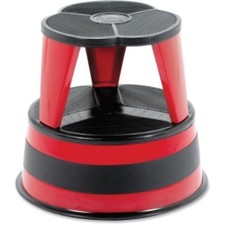 Cramer Kik-step 1001 Sgabello a Passo Rotante - Capacità di Carico 350 Lb - 14" - Rosso
