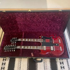 Chitarra elettrica Gibson Custom Japan Limited metà anni 60 EDS-1275 doppio collo rosso